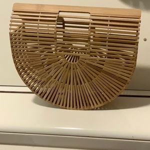 (brand new) Large Ark bamboo bag/summer beach bag